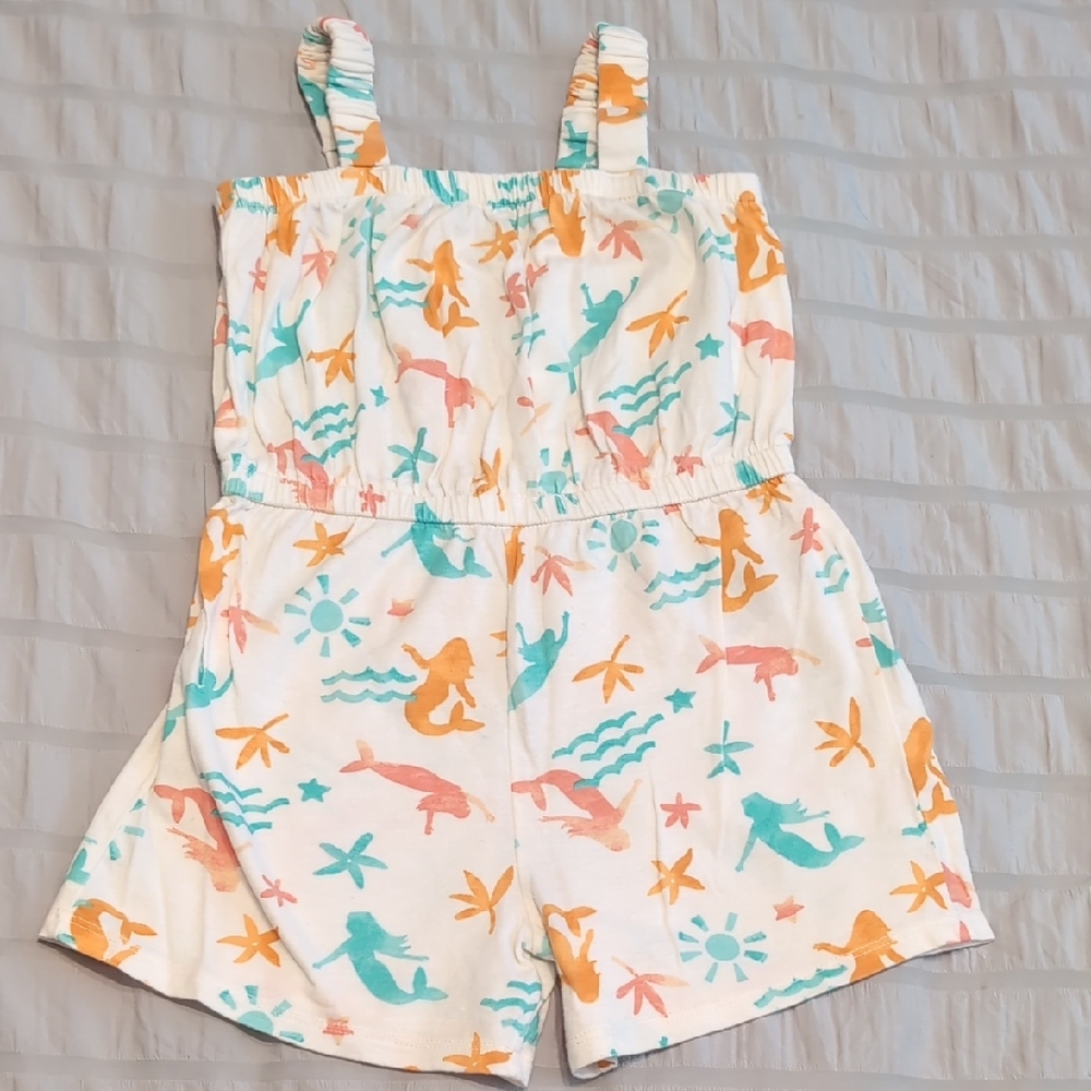 Like New 4T Mermaid Romper Old Navy